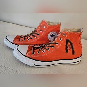 Converse Chuck Taylor All Star Canvas High Shoes Mens 8 Womens 10 Unisex Orange